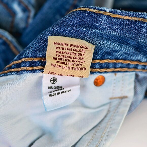 Big Star "Sophie" Distressed Jeans Size 27L Low Rise Boot Cut - Picture 5 of 11